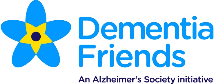 The logo of Dementia Friends, An Alzheimer's Society initiative